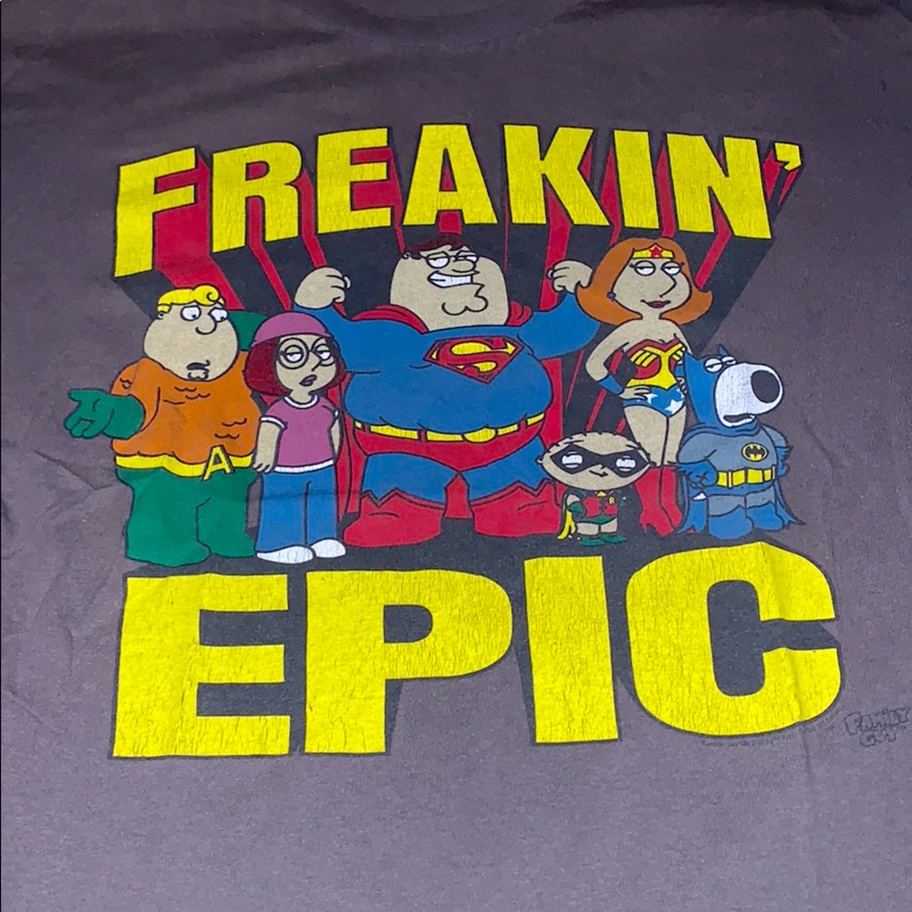 Family guy graphic tee.
